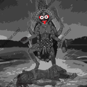Pana sankranti Status |Maa Dakhina Kali & Sri Jagannatha Art | Maa Kali Looks Like Lord Jagannath | Jagannatha Art and Maha Bishubha Sankranti
